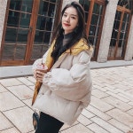 애니율 여성 겨울 오버핏 양면 후드 패딩 점퍼 G2305 : 애니율