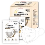 크린엣지 KF94 황사 마스크 2D 새부리형 귀편한 숨편한 숨이편한 대형 화이트 100매 : 또와 상점