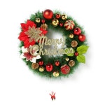 애견카페 강아지 안닿는 벽걸이 트리 세트 놀이방 BJ 매장벽 츄리 유치원 크리스마스 모텔 : 마켓TARO