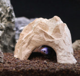 돌산 은신처 소 / 물고기 은신처 어항 꾸미기 장식 도마뱀 물고기 베타 구피 새우 놀이터 : 쉼. 그들만의 편안한 공간