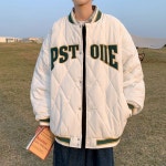 애니율 남성 가을 겨울 오버핏 야구 점퍼 G2368 : 애니율