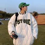 애니율 남성 가을 겨울 오버핏 야구 점퍼 G2368 : 애니율