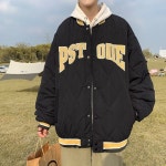 애니율 남성 가을 겨울 오버핏 야구 점퍼 G2368 : 애니율