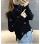 애니율 여성 가을 겨울 기모 니트 스웨터 G2433 : 애니율