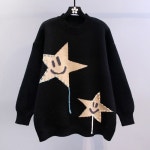 애니율 여성 가을 겨울 라운드넥 니트 스웨터 G2468 : 애니율