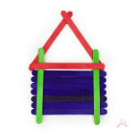 폭탄 컬러 아이스크림 막대 11cm 놀이 아기 어린이 스틱밤 미술 : 일개미MALL