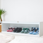 롱뷰 LED 1단 쇼케이스 신발 피규어 진열 장식장 1200 IH22320 : 라샘