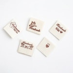 (B458) 핸드메이드 끼움 라벨 : 청송뜨개실