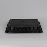 PET 반찬 과일 샐러드 포장용기 KS-3223-1 블랙 세트 280개 : 용기야