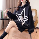 애니율 여성 가을 겨울 오버핏 후드 티셔츠 G2522 : 애니율