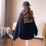 애니율 여성 가을 겨울 오버핏 후드 티셔츠 G2522 : 애니율