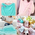 극세사 코끼리 고양이인형 어린이집 무릎담요 차박 도서관 휴대용 여대생 극장 농구장 : 슬기템