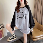 애니율 여성 가을 겨울 캐주얼 오버핏 티셔츠 G2555 : 애니율