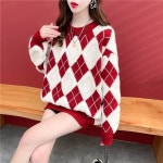 애니율 여성 가을 겨울 오버핏 니트 스웨터 G2634 : 애니율