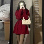 애니율 여성 가을 겨울 롱 니트 스웨터 G2632 : 애니율