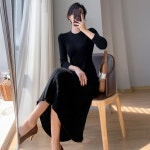 애니율 여성 가을 겨울 슬림핏 니트 원피스 G2649 : 애니율