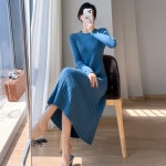 애니율 여성 가을 겨울 슬림핏 니트 원피스 G2649 : 애니율