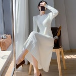 애니율 여성 가을 겨울 슬림핏 니트 원피스 G2649 : 애니율