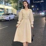 애니율 여성 가을 겨울 캐주얼 니트 원피스 G2648 : 애니율