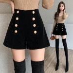 애니율 여성 가을 겨울 A라인 벨벳 반바지 G2650 : 애니율