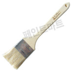 페인트붓 긴손잡이 수성붓 40mm 수성페인트붓 수성붓 : 페인트마트