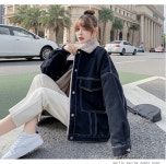 애니율 여성 패션 오버핏 양털 데님 자켓 G2698 : 애니율