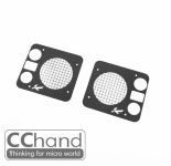 VVV-C0318 CCHAND KAHN STYLE FRONT LAMP GUARD FOR D90∕D110 BODIES (BLACK) : 알씨마트