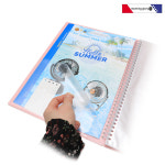 모닝글로리 6500 k컬러 스프링 클리어화일  40매 : 온누리문구