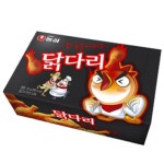 농심 닭다리 핫숯불바베큐맛 66g 20개 : 스마트바잉