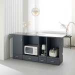 HSY9D 1800 서랍 수납 홈바 : 히트가구