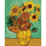 고흐 해바라기 [캔버스형] [보석십자수] 3D 사각 40x50 : 아트젤리 ARTJELLY