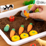 스몰월드 놀이트레이 미술재료 꼬마농장 오감놀이 : 민화샵