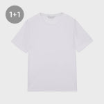 [2PCS] 마인드브릿지 여성 수피마 쿨 반팔 라운드 기본 티셔츠 MXTS0220S : MINDBRIDGE