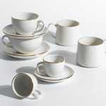 골드라인 화이트 홈카페 에스프레소잔 S : 코지테이블