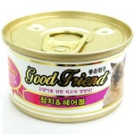 고양이 간식 캔 통조림 굿프렌드 참치 헤어볼 85g : 글로리아 백화점