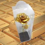 오클레어플라워 24K 금장미 홀로그램장미 스탠드 선물세트 1+1 : 오클레어스토어