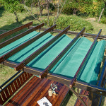 AM-CS-1612 야외용 천막연결 소나무벤치 H2080 : 아성가구