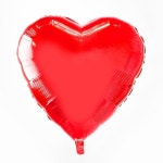 사랑고백 대형 하트모양 풍선 70cmx2p SNS사진 벽장식 : 에밀리스토리