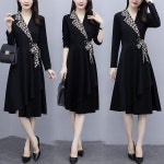 애니율 여성 봄 가을 언발란스 미디 원피스 G3015 : 애니율