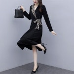 애니율 여성 봄 가을 언발란스 미디 원피스 G3015 : 애니율