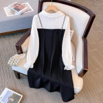 애니율 여성 봄 가을 패션 폴로넥 원피스 G3004 : 애니율