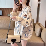 애니율 여성 봄 가을 캐주얼 오버핏 티셔츠 G2855 : 애니율