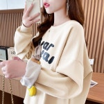 애니율 여성 봄 가을 캐릭터 오버핏 티셔츠 G2848 : 애니율