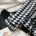 애니율 여성 가을 겨울 체크 큐빅 니트 스웨터 G2876 : 애니율