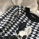 애니율 여성 가을 겨울 체크 큐빅 니트 스웨터 G2876 : 애니율