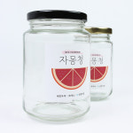 S15 자몽청 스티커 (50장) 60x60mm : 공병상회