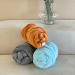 벨벳 자이언트얀 가방 핸드니팅 망고실 500g 1kg 만들기 : 자영이꺼 케이스