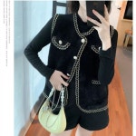 애니율 여성 봄 가을 버튼 양털 조끼 베스트 G2888 : 애니율