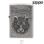 ZIPPO 지포라이터 호랑이 입체 엠블럼 TIGER EYE EMBLEM SILVER : 드림아이샵
