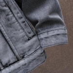 애니율 남성 봄 가을 데님 빈티지 청자켓 G2914 : 애니율